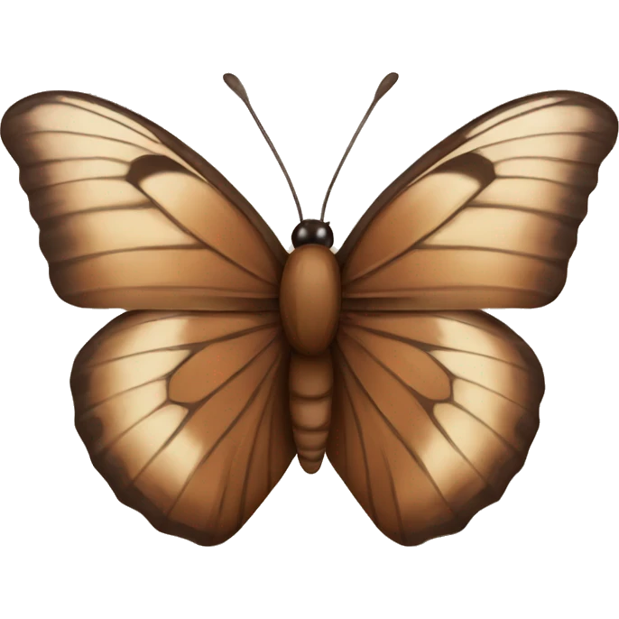 brown butterfly emoji
