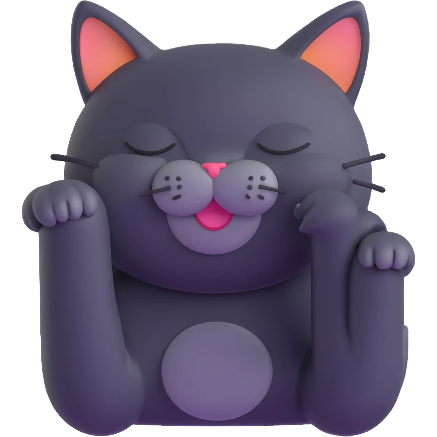 sleepy cat emoji