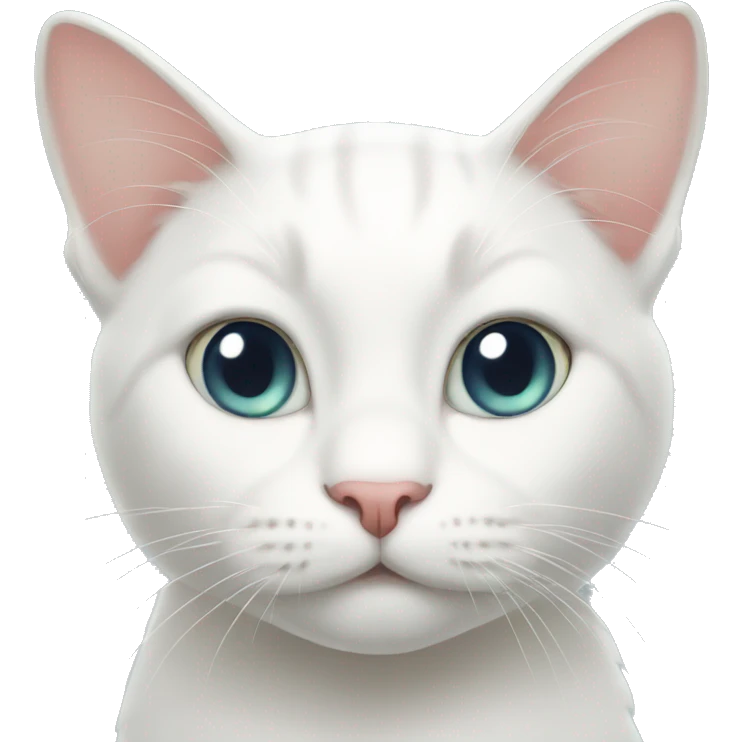 White cat emoji