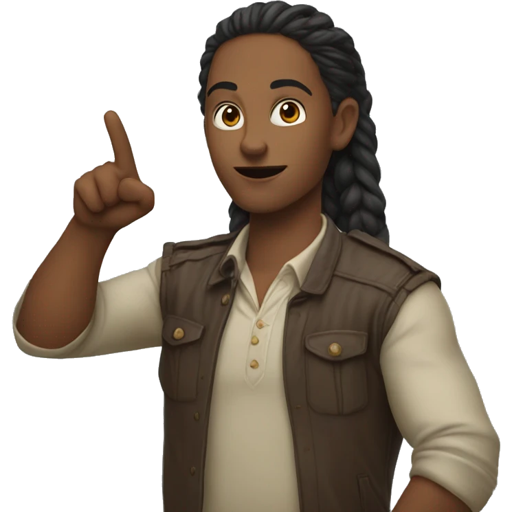 dani daniel pointing emoji