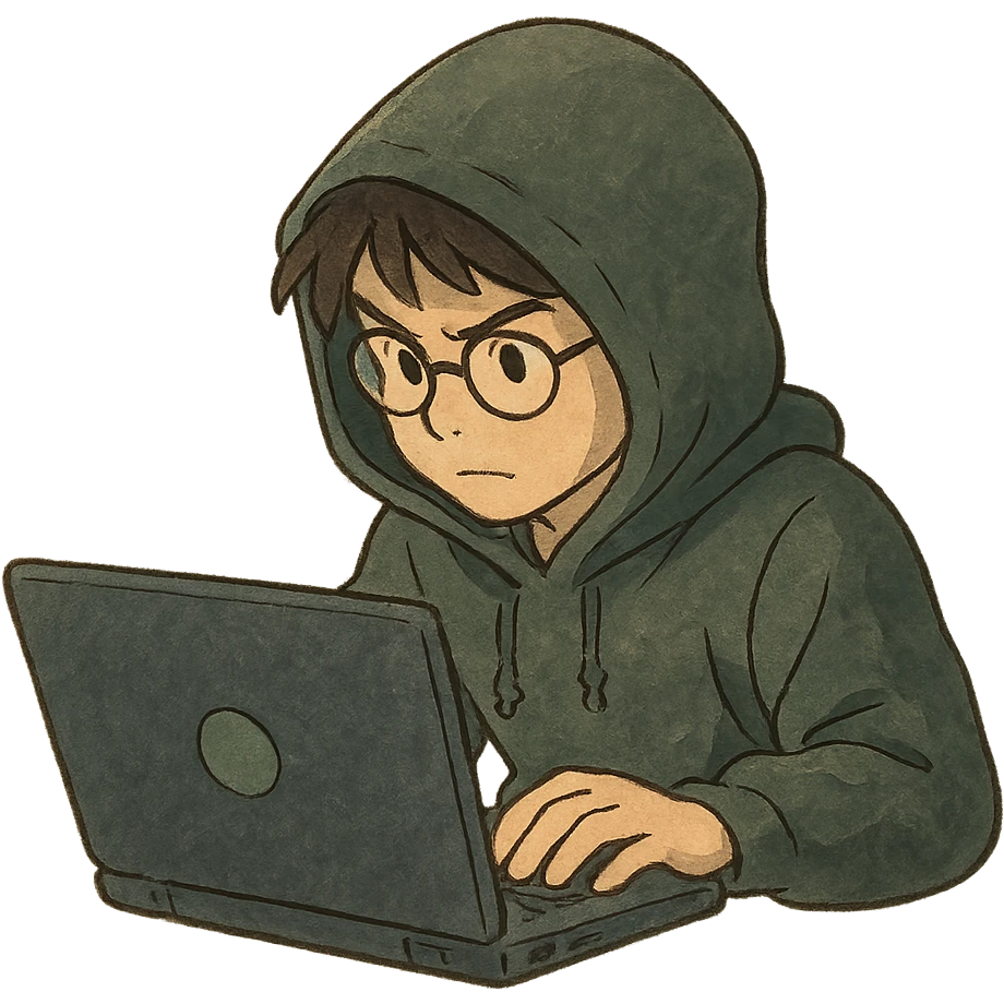 hacker at a computer emoji