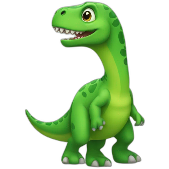 Green dinosaur emoji