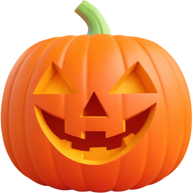 Halloween pumpkin emoji