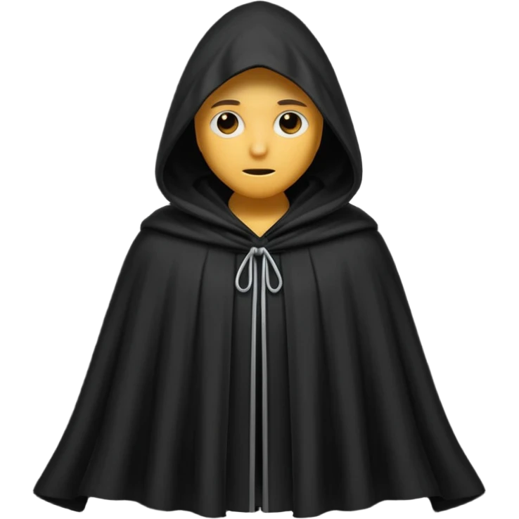 Hooded Cloak emoji