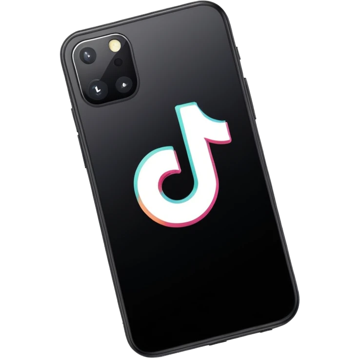 tiktok on phone emoji