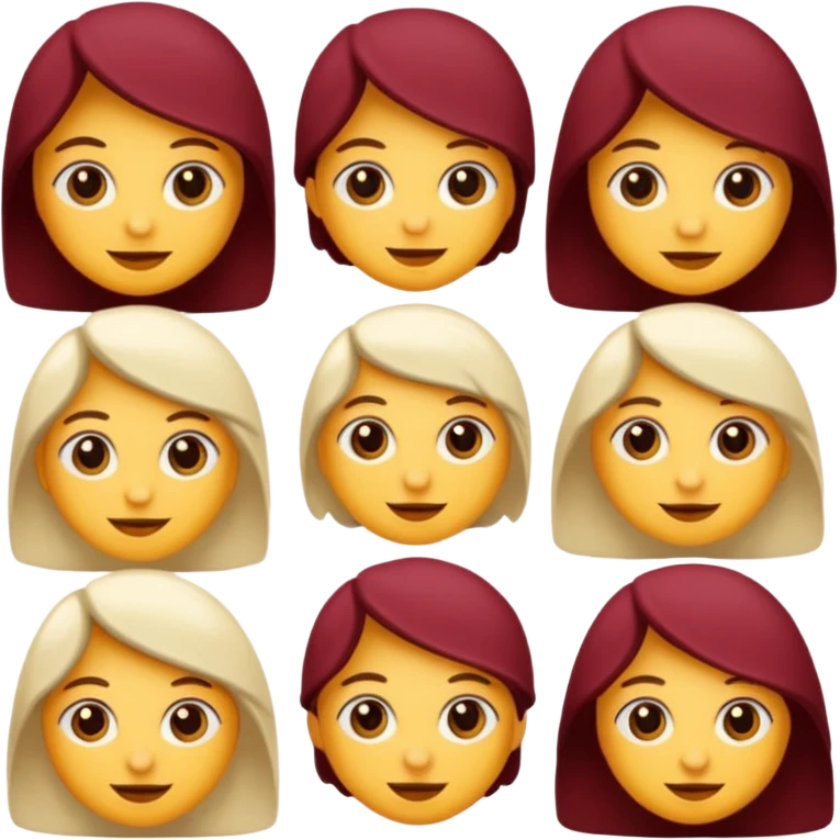 Bordo kalp emoji emoji