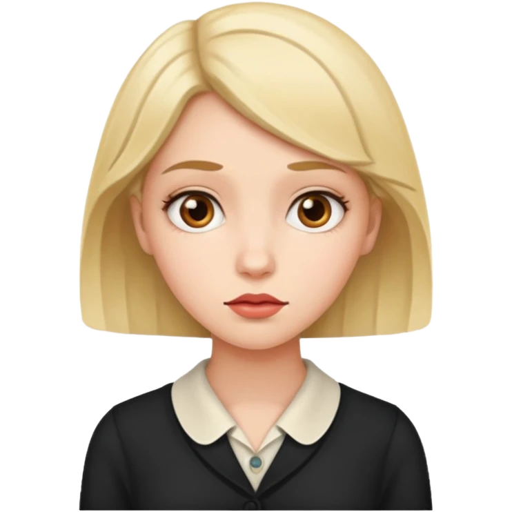 호기심으로 가득찬 질문가득한 20대 여성 emoji