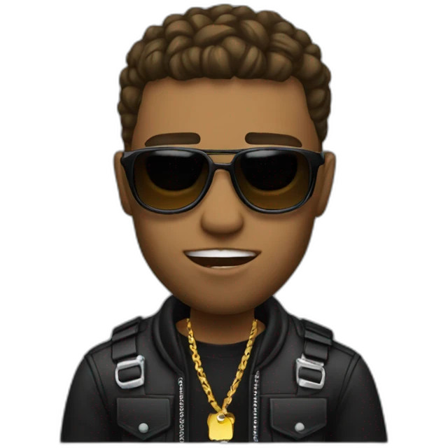 gangsta with PC emoji