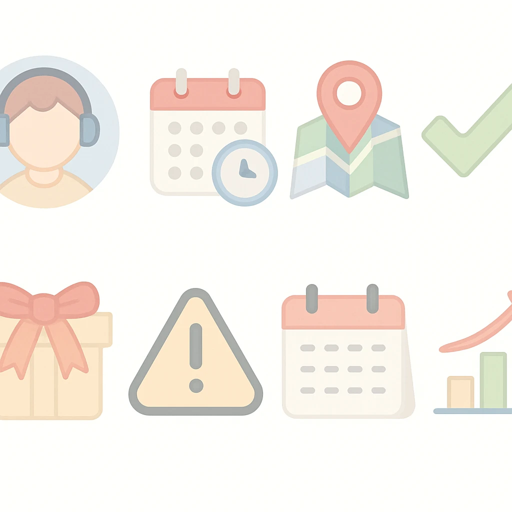 person with short hair and headphones, soft line avatar style, gentle lines and pastel hues emoji