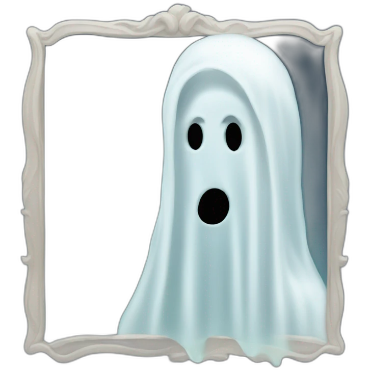 The Ghost in the mirror emoji