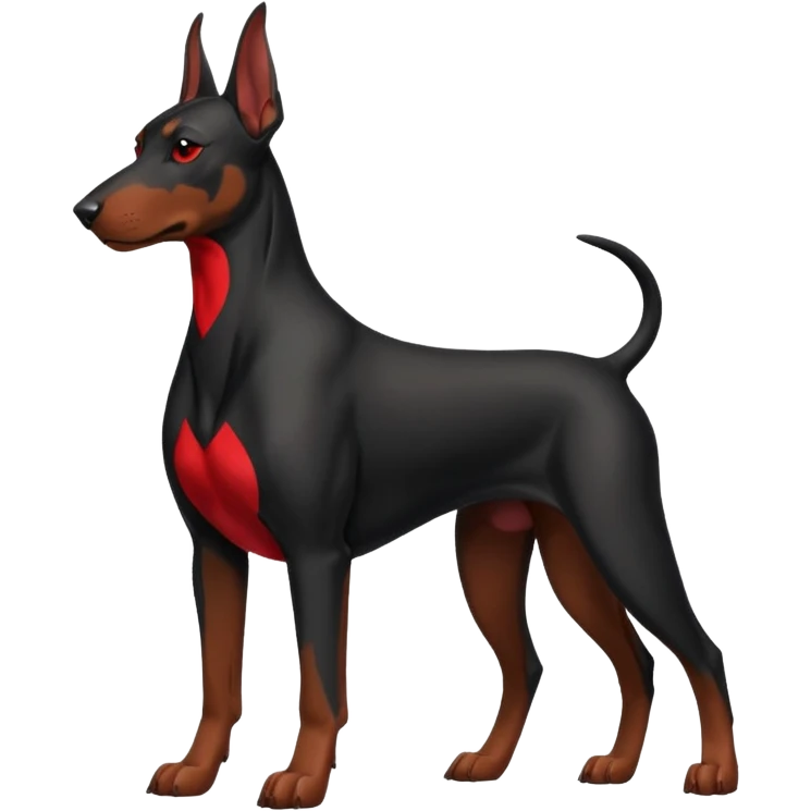 Zygarde 10% Doberman form emoji