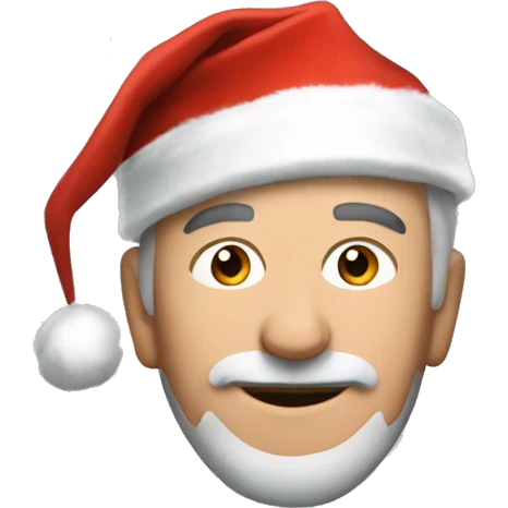 jeff bezos with santa hat emoji