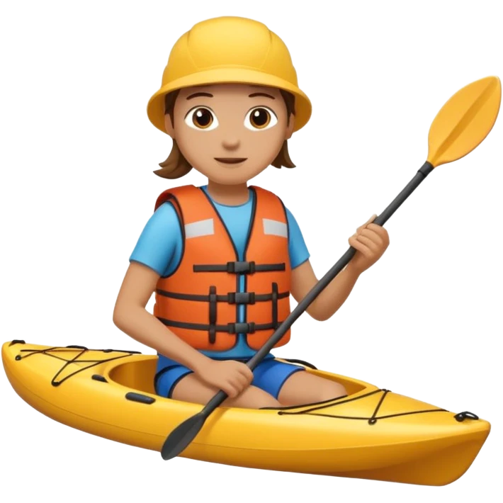 Kayaking emoji