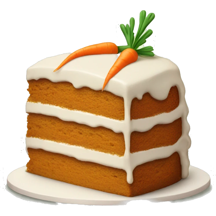 Carrot cake emoji