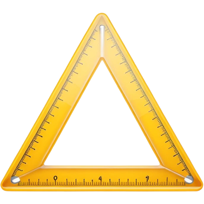 ruler triangle emoji