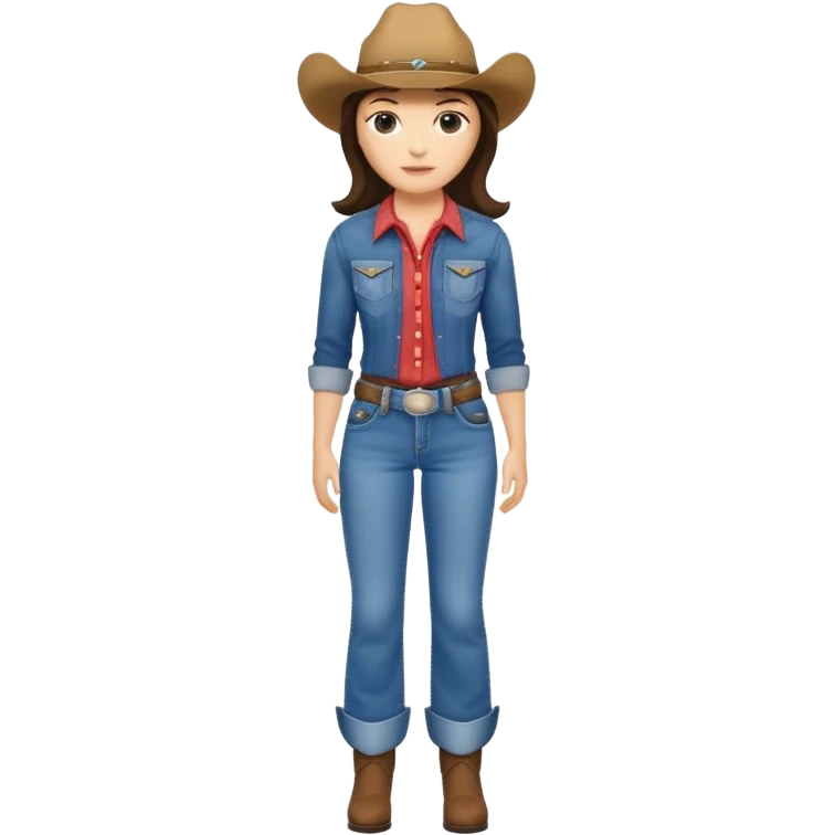 Cowgirl jeans wide at the bottom  emoji