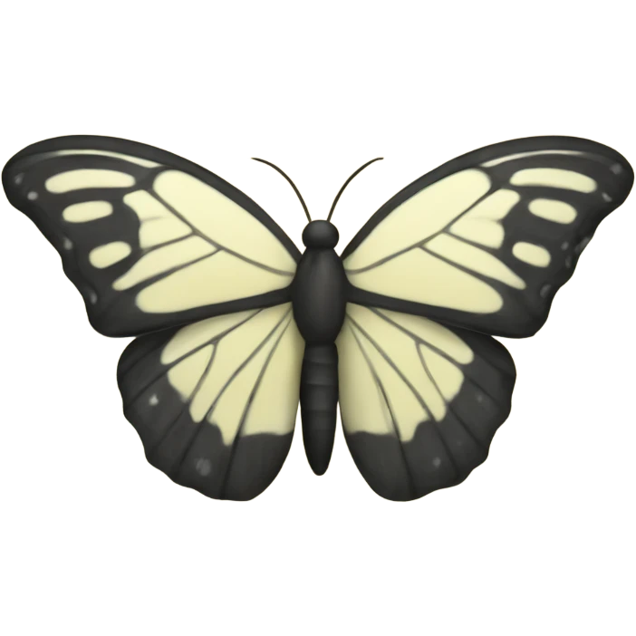 Butter eating butterfly emoji