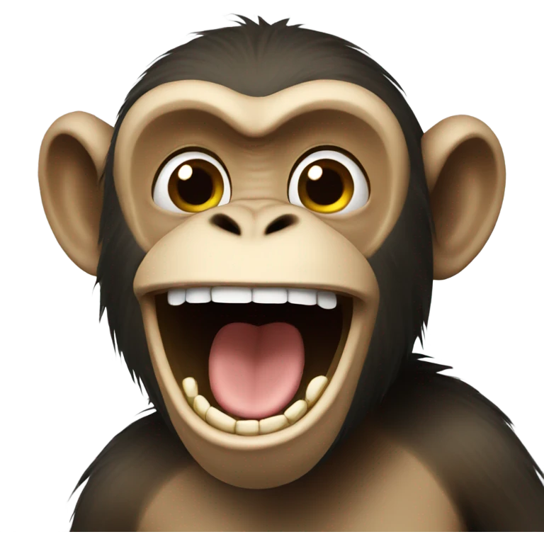 Monkey laughing  emoji