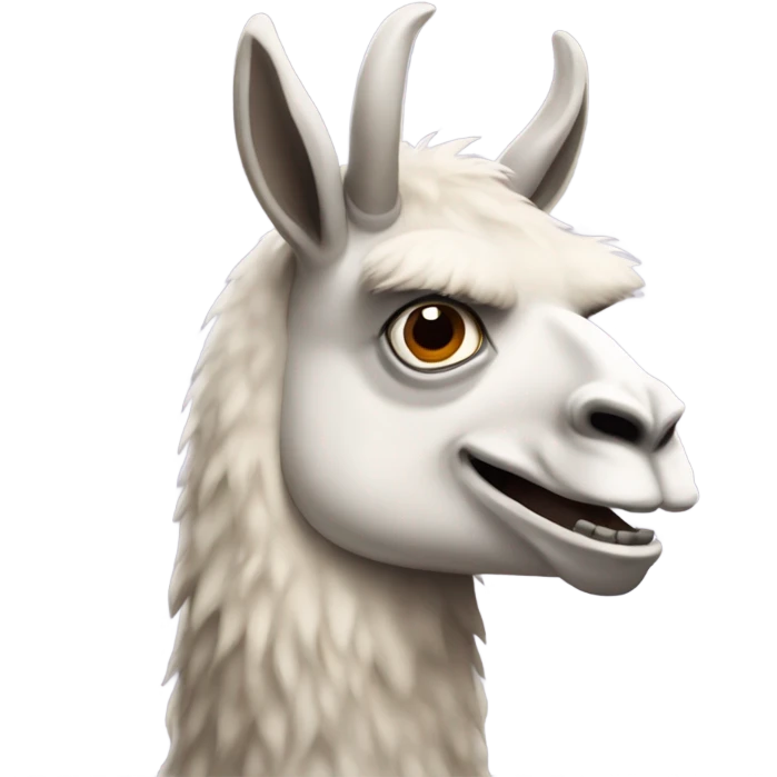 Angry lama  emoji