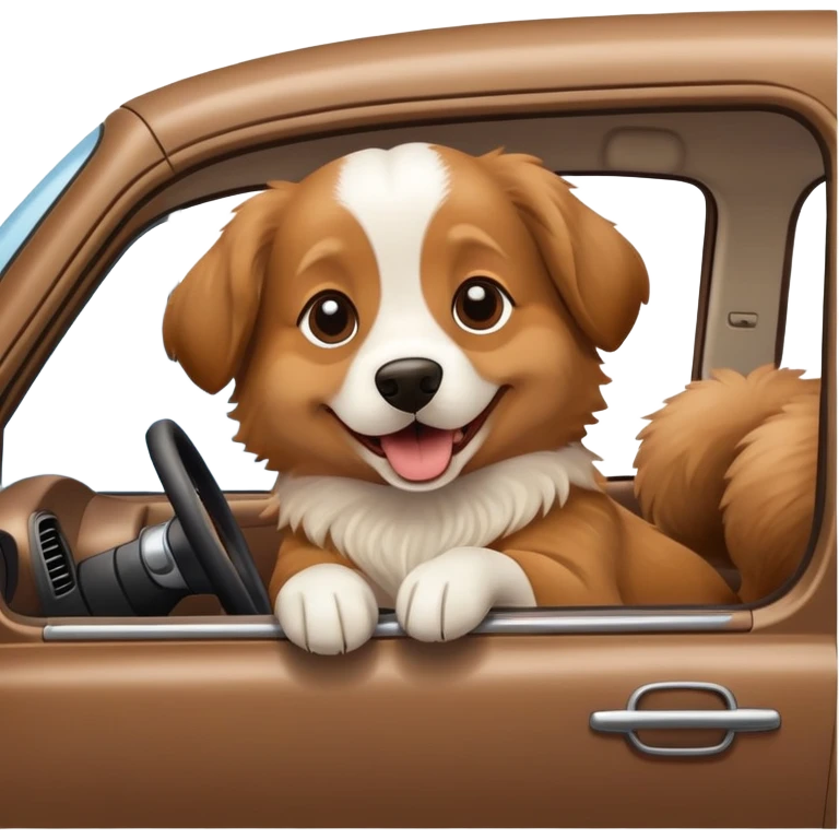 Dog car emoji