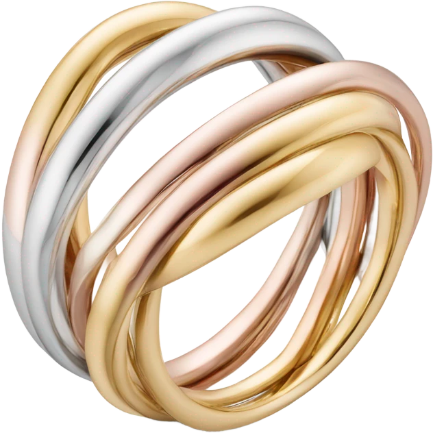 cartier trinity ring emoji