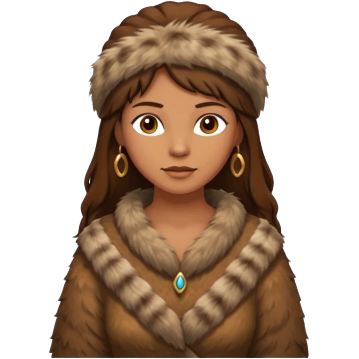 stone age woman emoji