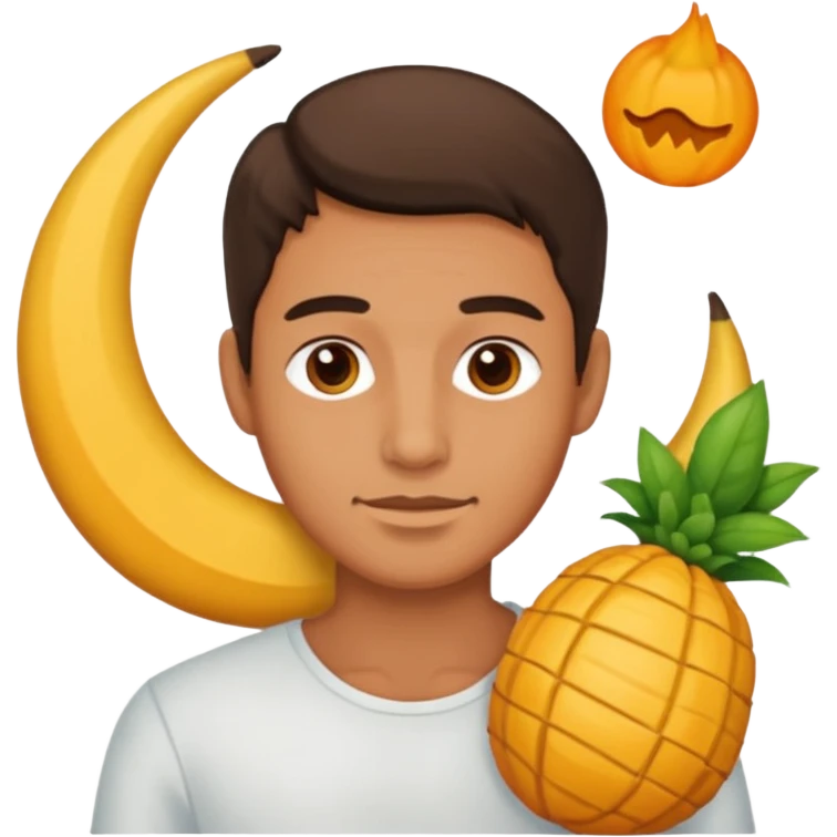 A man who has a gyat emoji