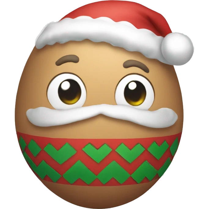 Christmas egg emoji