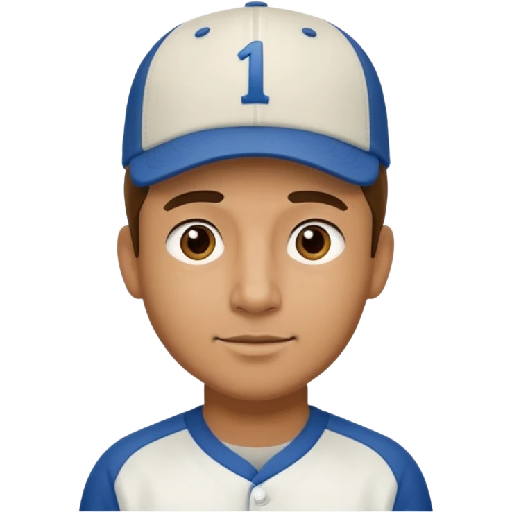Guy wearing baseball cap that’s says #1 dad emoji