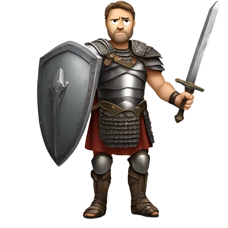 Russle crow gladiator  emoji