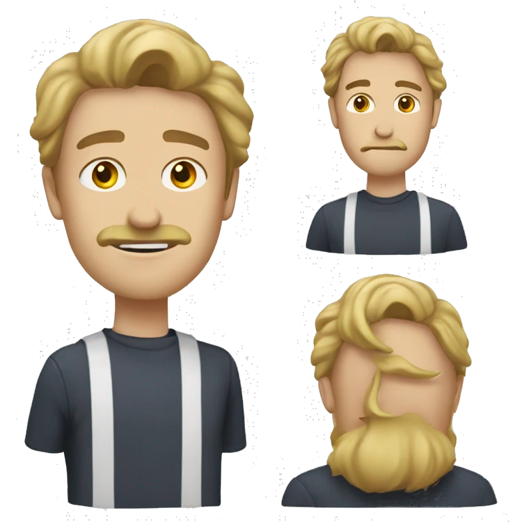 Полицейский тоскует на работе emoji