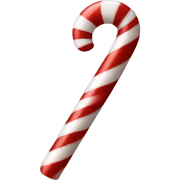 candy cane emoji