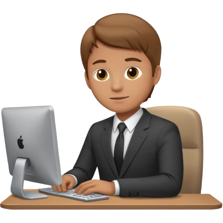 man with lgiht brown hair doing back, round cheeks at work emoji
