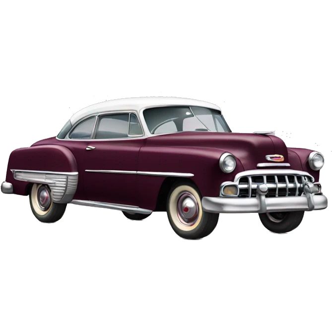 1950 Chevy bel air burgandy  emoji