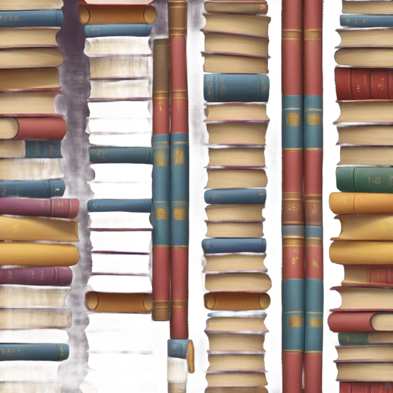 Stack of books emoji