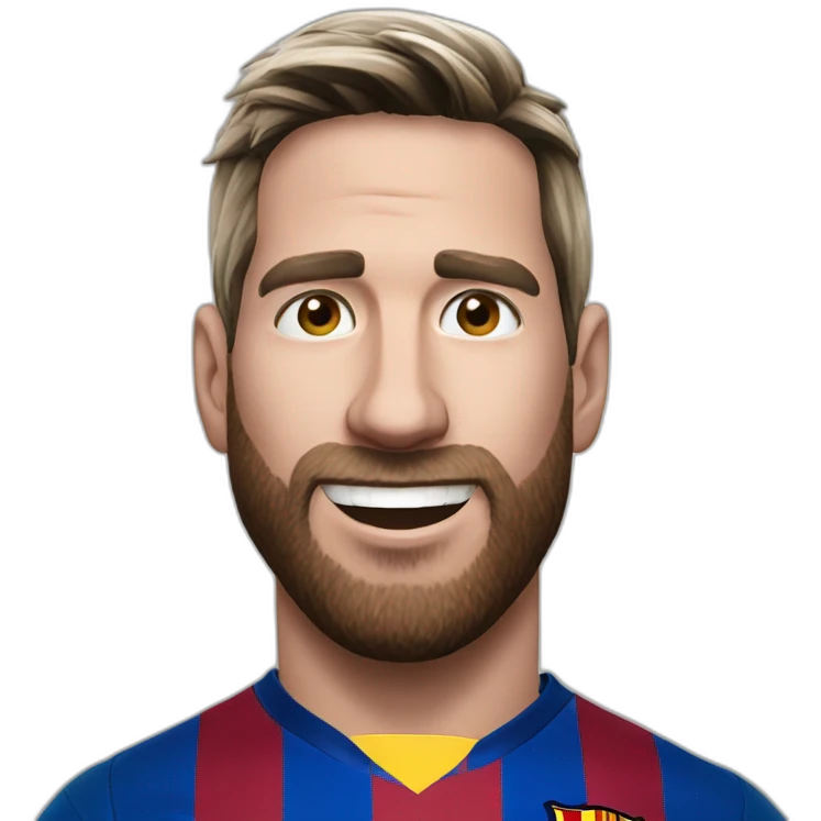 Free shot by messi emoji