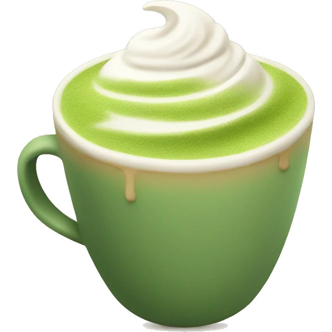 Matcha latte emoji