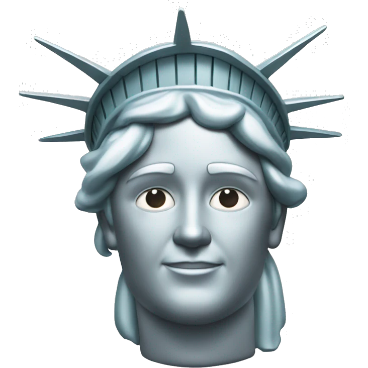 Platinum Statue of Liberty  emoji
