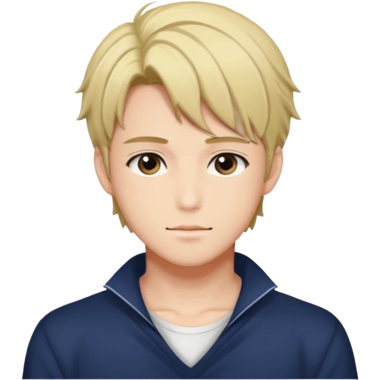 Cute Sexy Handsome Attractive Romantic Shoujo-Anime-style semi-realistic gentleMan   emoji
