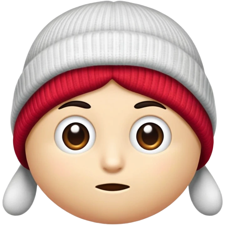 bean with a beanie emoji