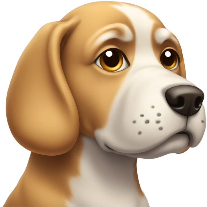 dog giving side eye emoji
