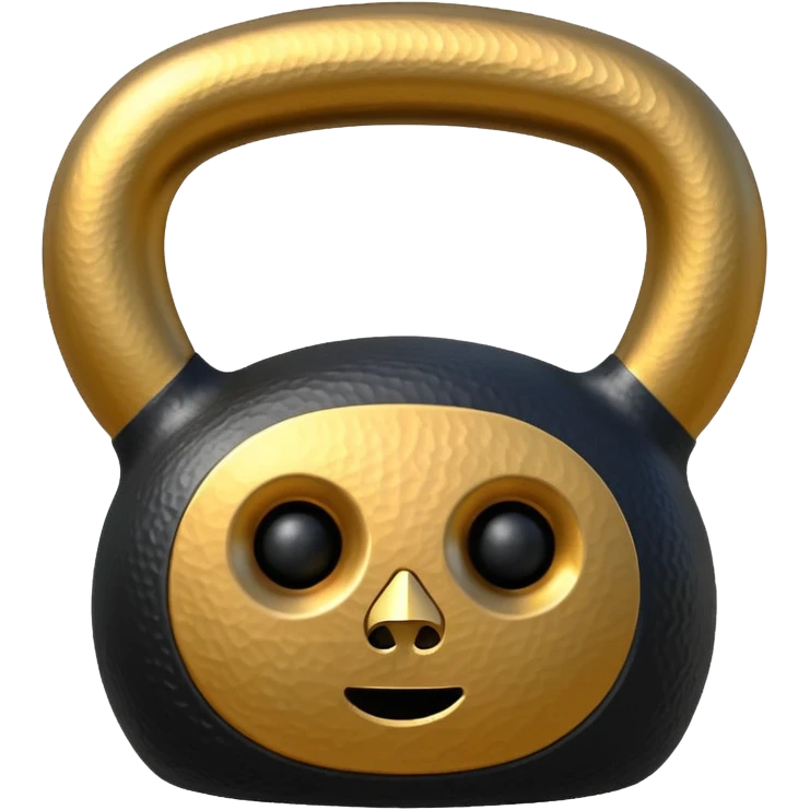 a weight in the form of a large rectangular kettlebell emoji