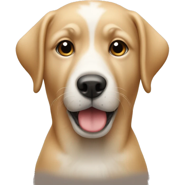 Een hond met een kont  emoji