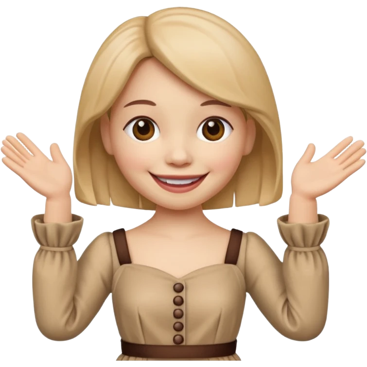 Icon for Puppet Theater: a girl puppet body with puppet face emoji