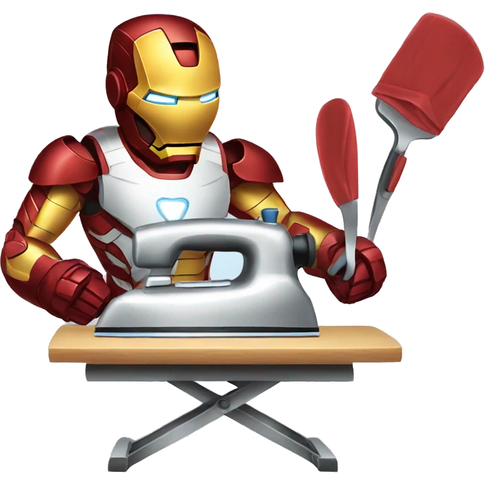 iron man ironing emoji