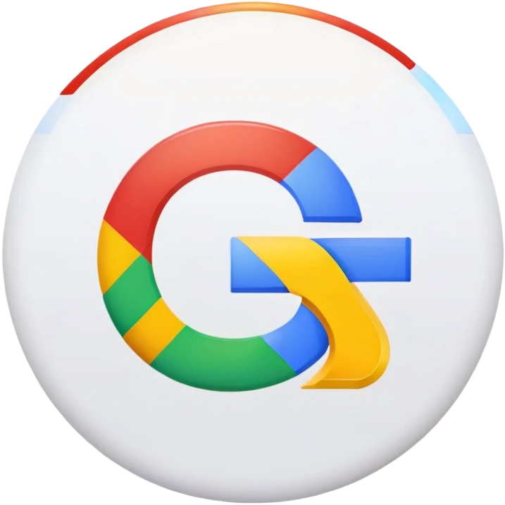 Colourful Google logo G emoji