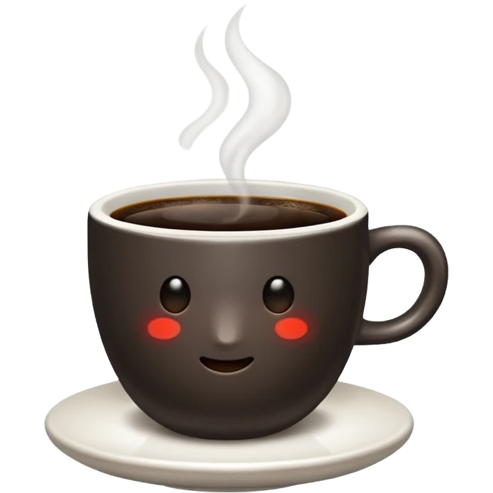 
cup with black coffee emoji