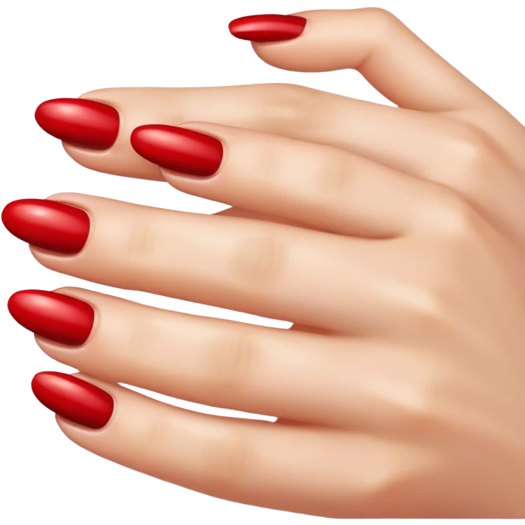 Red nails emoji