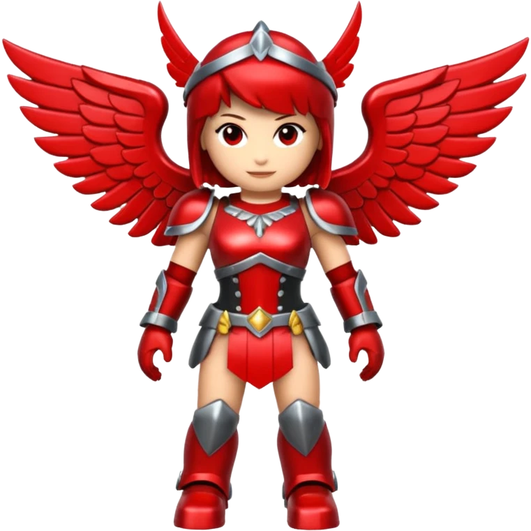 a roblox red valkyrie with no people emoji