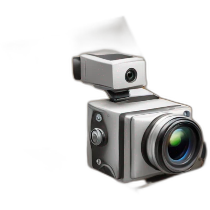 Video Camera, Instagram YouTube icons fly out from the Cardboard box emoji